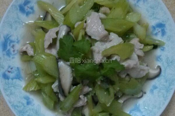 芹菜炒肉的做法图解12