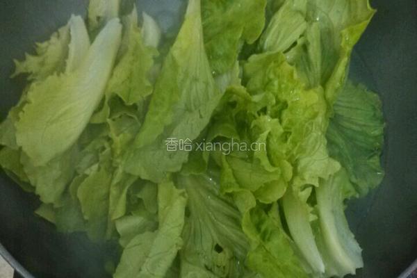 生菜肉末汤的做法图解4