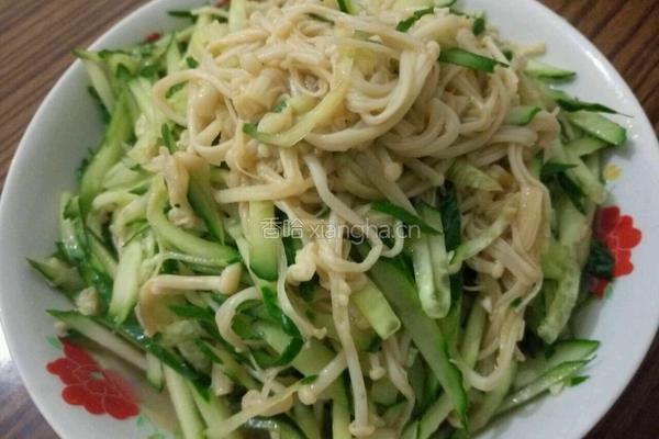 拌金针菇的做法图解4