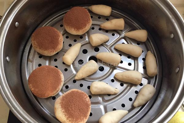 香菇豆沙馒头的做法图解18