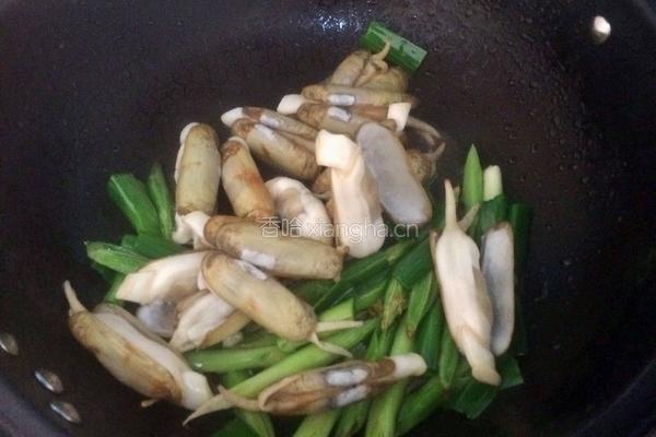 酱爆海蛏的做法图解7
