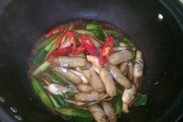 酱爆海蛏的做法图解8