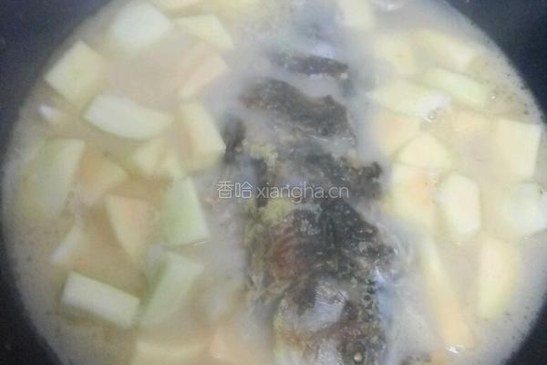 木瓜鱼汤的做法图解4