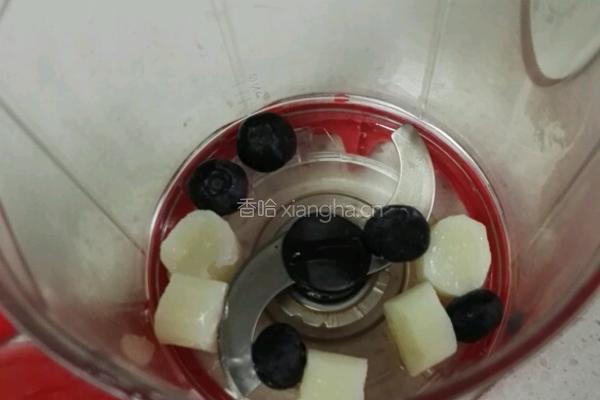 蓝莓山药小米玉米米粉辅食的做法图解3