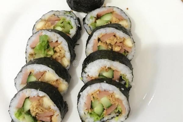 减肥餐：自定义寿司+芒果+苹果牛奶一杯的做法图解4