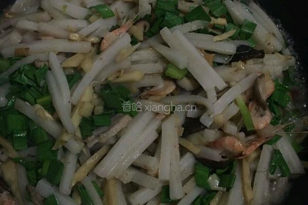 大蒜炒年糕的做法图解16