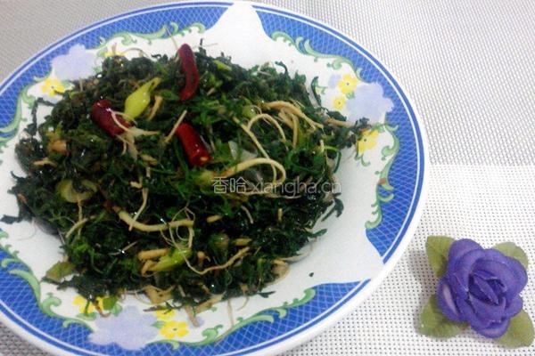 清炒荠菜