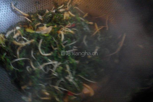 清炒荠菜的做法图解9