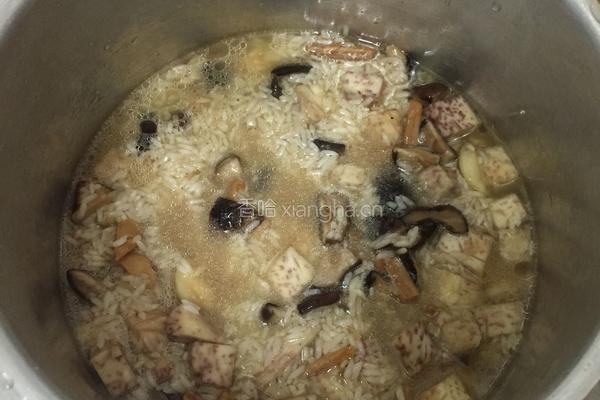 香芋糯米饭的做法图解10