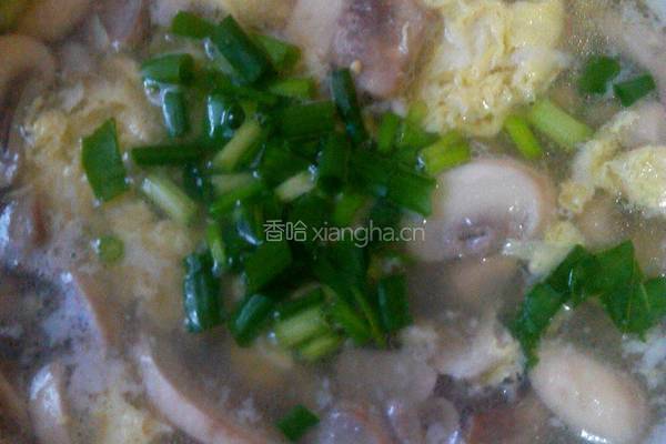 蘑菇蛋花汤的做法图解6