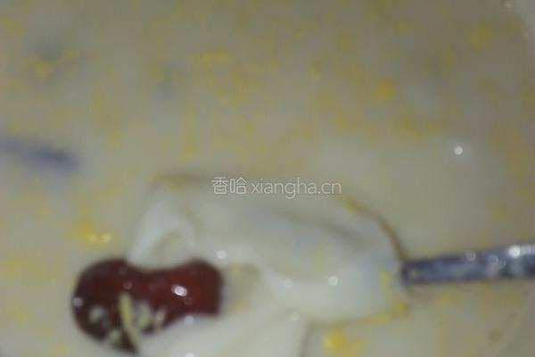 牛奶红枣羹的做法图解4