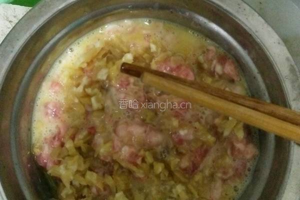 咸罗卜肉蒸蛋的做法图解4