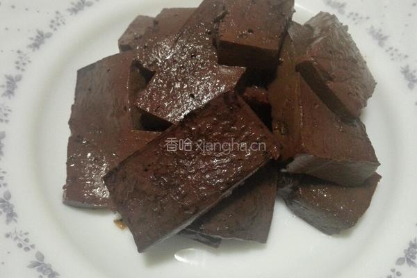 蚝油血豆腐的做法图解3