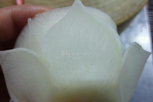 雕刻月季花的做法图解5