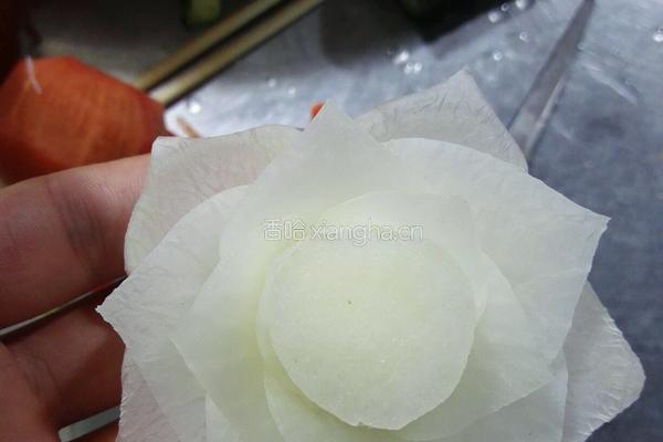 雕刻月季花的做法图解9