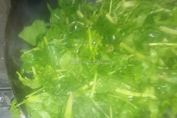 菠菜炒蛋的做法图解5