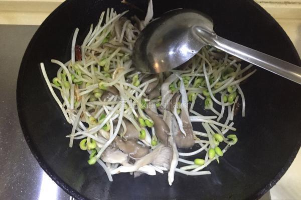 豆芽菜炒粉的做法图解6