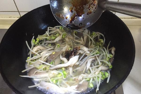 豆芽菜炒粉的做法图解8