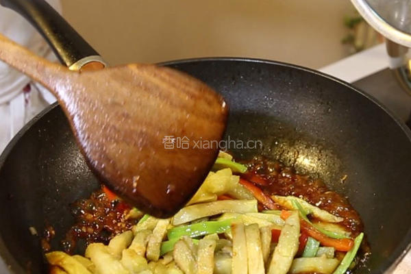 酱烧茄条的做法图解8
