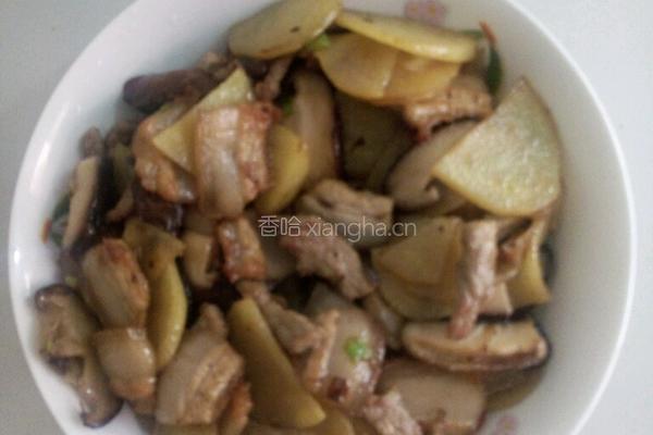 五花肉炒土豆片的做法图解6