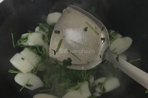 花草炒年糕的做法图解7