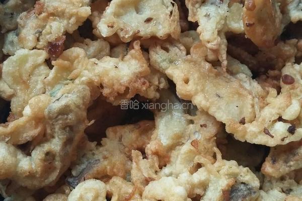 椒盐蘑菇的做法图解3