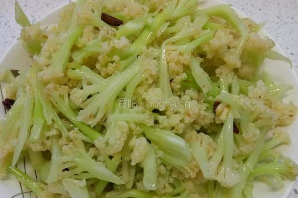 炝拌有机菜花的做法图解7