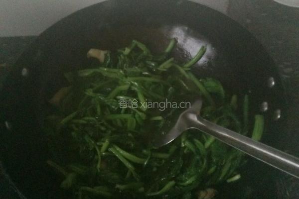 泼菜炒肉片的做法图解2