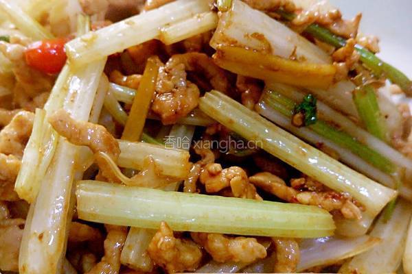 芹菜肉丝的做法图解7