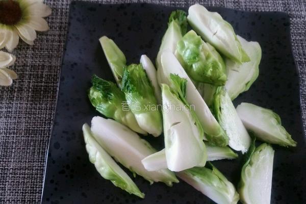 白灼儿菜的做法图解1