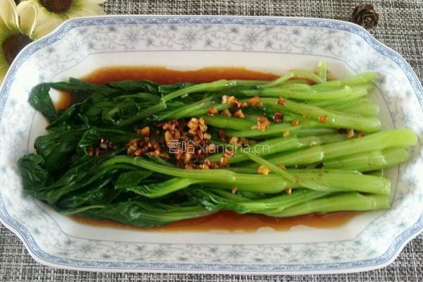 白灼菜心的做法图解7