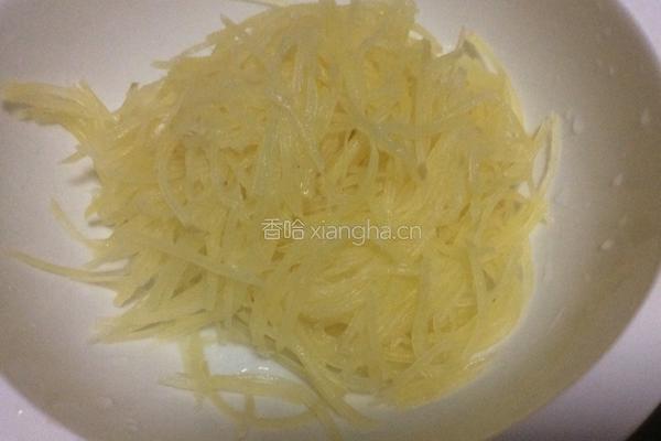 蒜香凉拌土豆丝的做法图解4