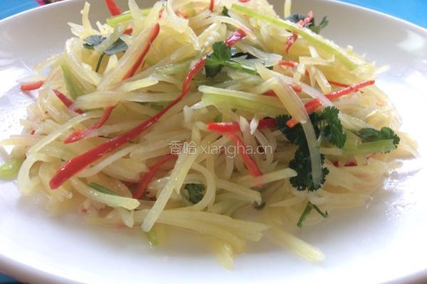 蒜香凉拌土豆丝的做法图解7