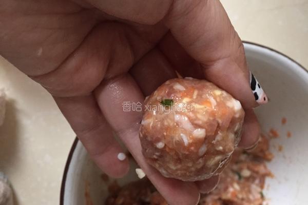 珍珠包芯圆子的做法图解9