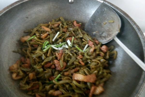 干锅肉苔菜的做法图解8