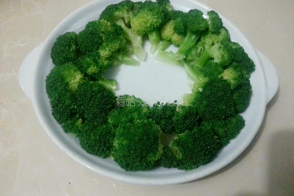 西兰花耗油杏鲍菇的做法图解5