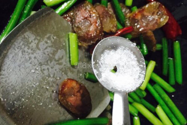 糖醋香肠蒜苔的做法图解10