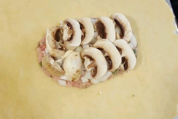 肉馅酥皮糕点的做法图解5