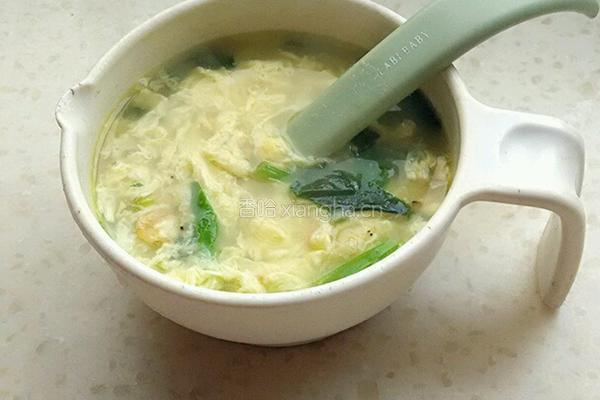 菠菜鸡蛋疙瘩汤的做法图解9