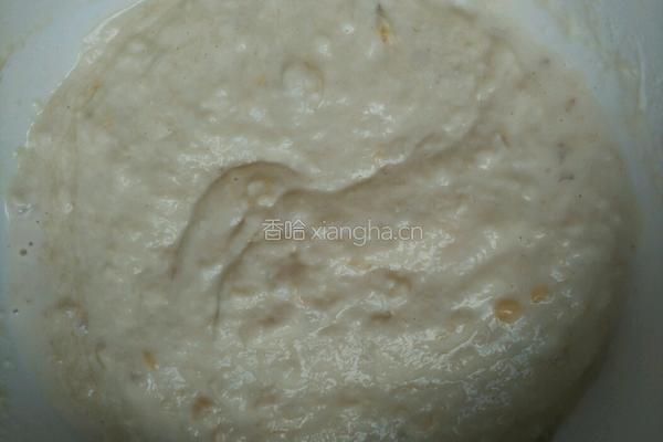 香蕉松饼的做法图解4