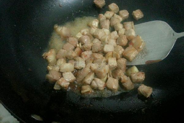 黄瓜炒肉粒的做法图解5