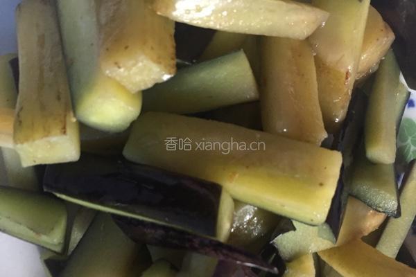 香辣茄子烩的做法图解3