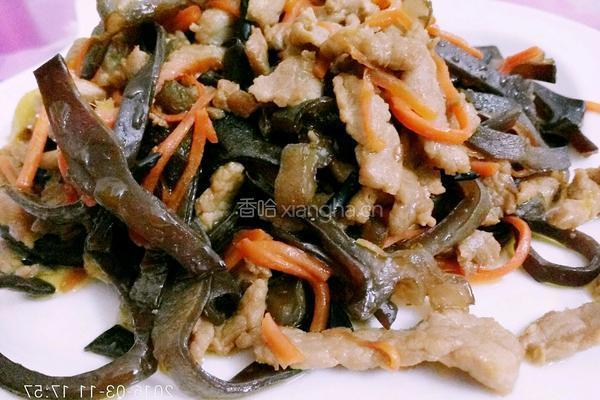 双丝炒肉（家常版）的做法图解7