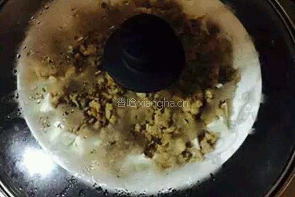 香菇肉末蒸豆腐的做法图解5