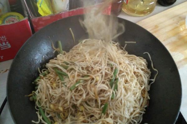 肉丝炒面的做法图解6
