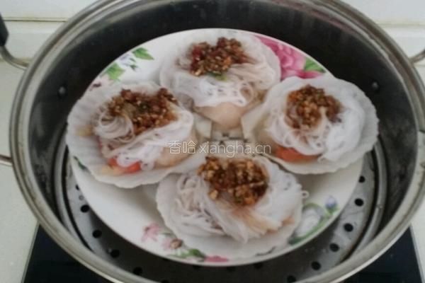 粉蒸扇贝的做法图解6