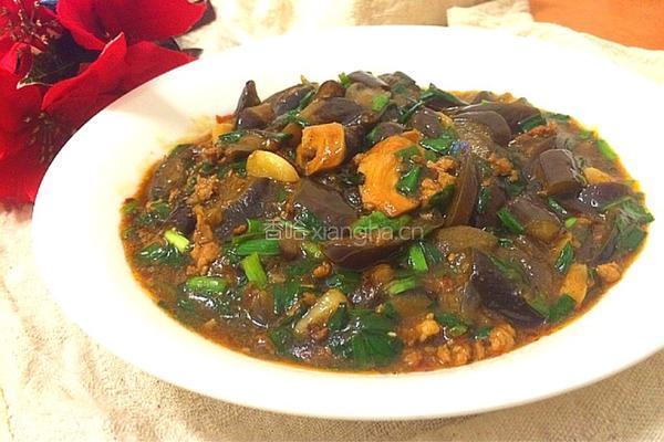 麻婆风味韭菜茄子的做法图解16
