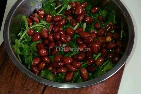 香菜凉拌花生米（老妈牌）的做法图解7