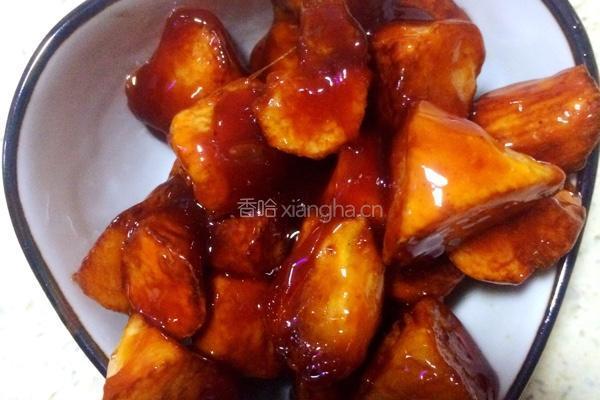 拔丝山药的做法图解7
