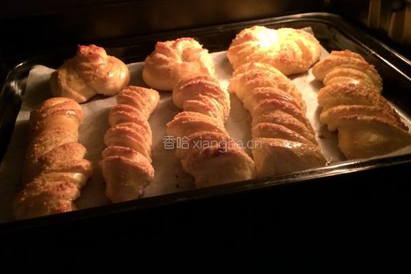 椰蓉奶棒面包的做法图解16